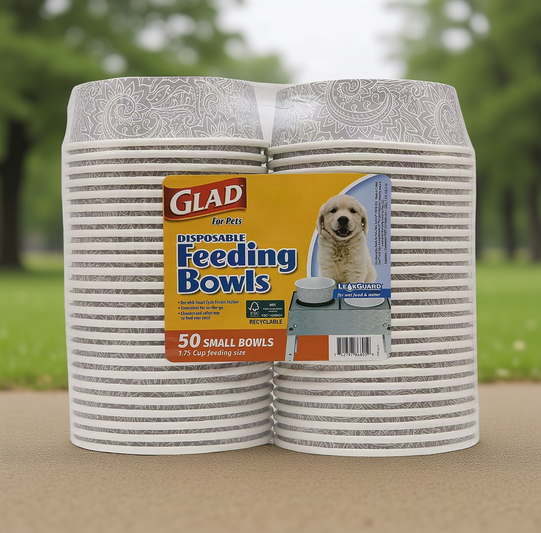 50 Pack Leakproof Travel Feeding Bowl