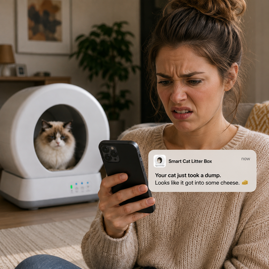 Smart Self-Cleaning Cat Litter Box with App Control