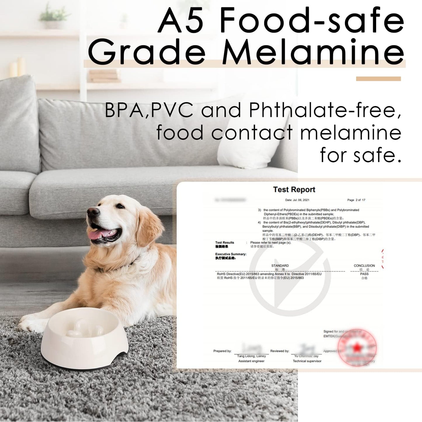 Slow Feeder Dog Bowl Cat Bowl 1/2 Cup Slow Feeding Dog Bowl for Small Medium Breed anti Gulping Healthy Eating Interactive Bloat Stop Fun Alternative Non Slip Puzzle Dog Food Bowl, White