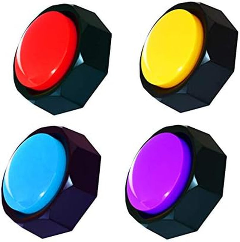 Dog Talking Buttons 8-Pack | "I Have Just Met You, I Love You, I Need a Walk, I Need a Treat" | Recordable Communication Buttons | Train Your Dog to Actually Tell You What They Want
