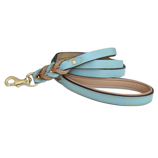 Heavy Duty Braided Leather Dog Leash